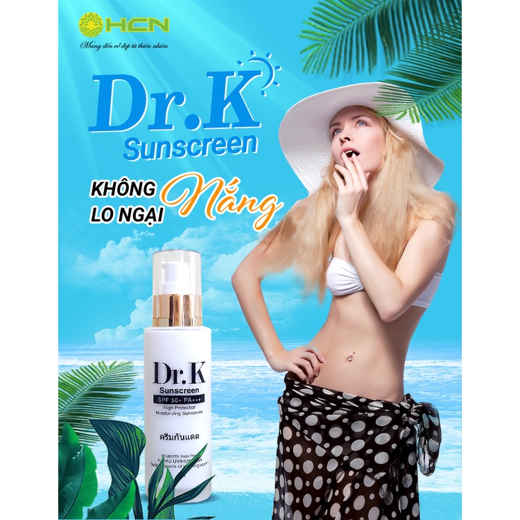 KEM CHỐNG NẮNG DR.K PHÙ HỢP CHO MỌI LOẠI DA