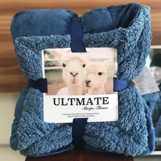 Chăn Lông Cừu Ultimate, Chăn Lông Cừu Kích Thước 2mx2m3 Nặng 2,2kg Siêu Ấm Mềm Mịn