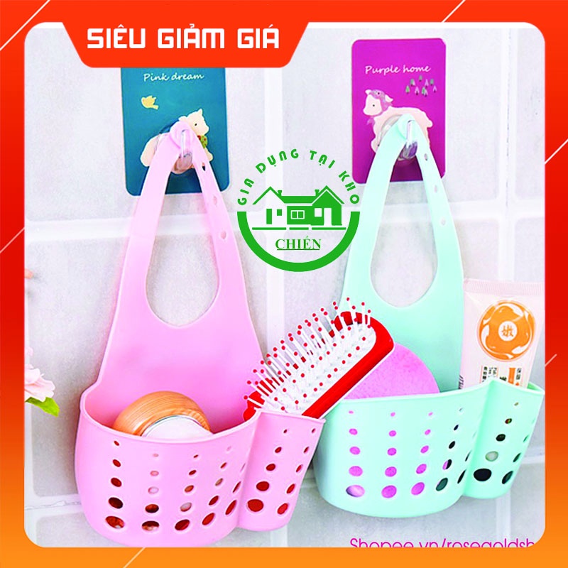 Giỏ treo bồn rửa bát ❤️GIÁ SHOCK❤️tiện dụng - Giỏ đựng đồ đa năng treo bồn rửa chén