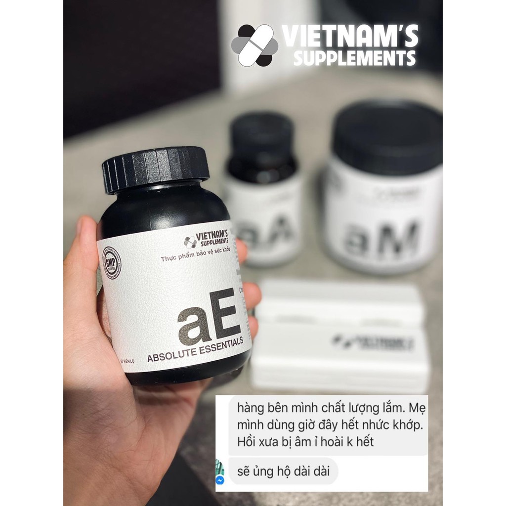 [THỰC PHẨM BẢO VỆ SỨC KHOẺ] Absolute Essentials - Hỗ trợ xương khớp - Vietnam's Supplements Chi Nhánh Hồ Chí Minh