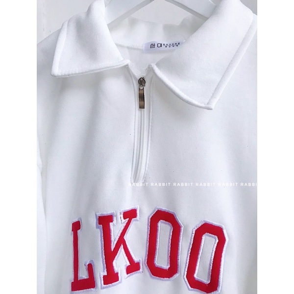 Áo nỉ khoá form rộng chữ thêu dày dặn ẢNH CHỤP THẬT