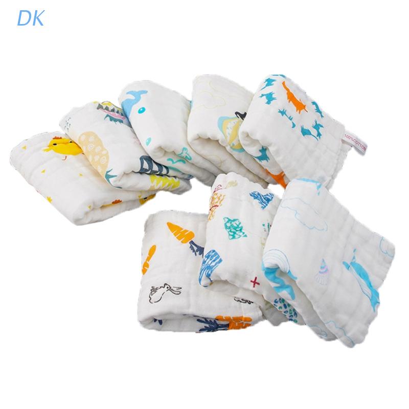 Khăn Tắm Cotton Muslin 25cm*50cm Đa Năng Cho Bé