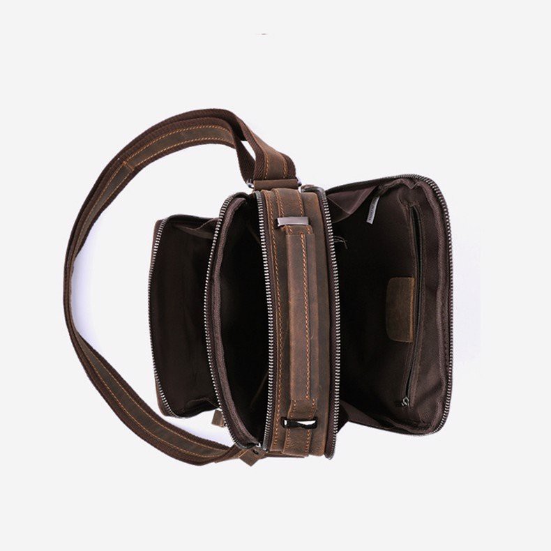 TÚI ĐEO CHÉO DA SÁP NHIỀU NGĂN DÁNG ĐỨNG - 2511275