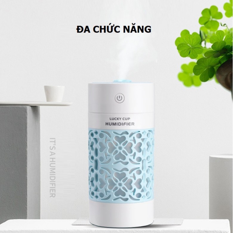 Máy Khuếch Tán Tinh Dầu LUCKY CUP 250ml  Máy Khuếch Tán Tinh Dầu, phong cách thời trang, hiện đại, tạo độ ẩm, khử mùi