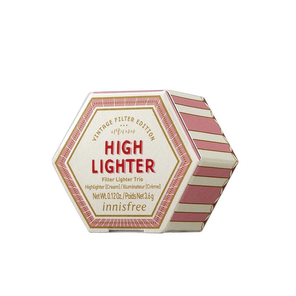 Phấn bắt sáng, tạo điểm nhấn Innisfree High Lighter Filter Lighter Trio [Vintage Filter Edition] | BigBuy360 - bigbuy360.vn