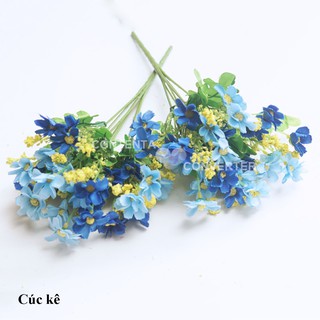 Hoa Giả 🌺 Hoa Cúc Cánh Én, Hoa Lụa Cúc Kê
