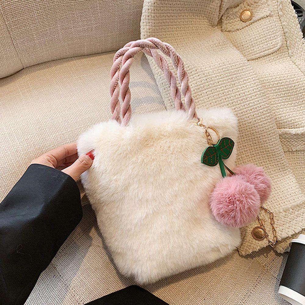 Túi Xách Tay Bằng Vải Bông Mềm Mại Dễ Thương Dành Cho Nữ