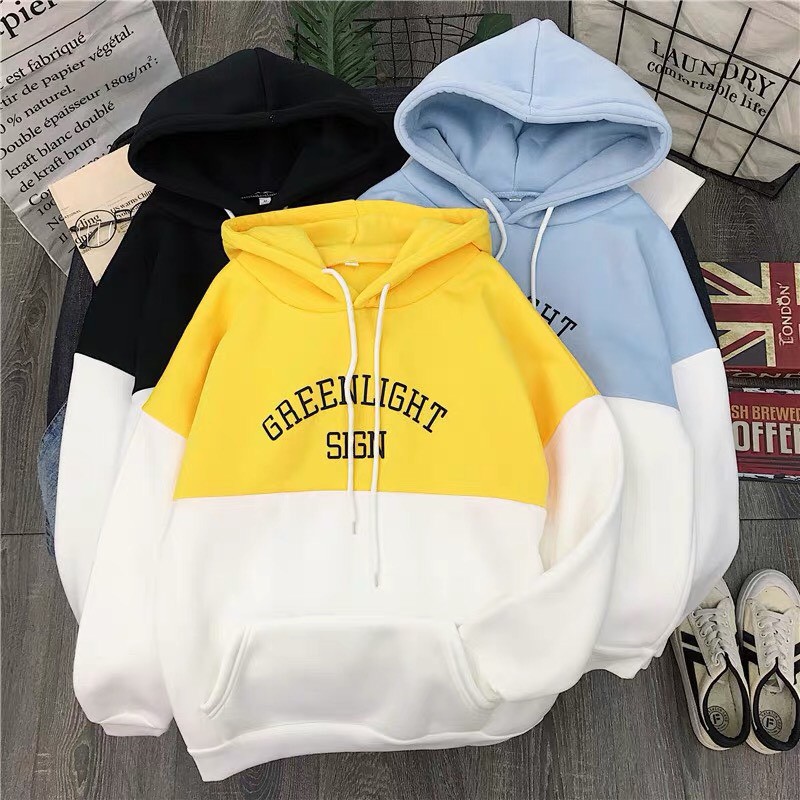 Áo Hoodie Nón Chui Trùm Đầu Nữ Chất Vải Nỉ Poly Túi Bụng, Greenlight WAH009NOVA | BigBuy360 - bigbuy360.vn