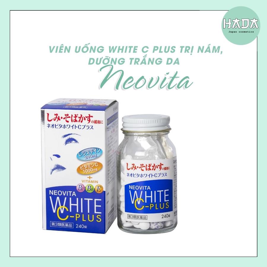 Viên Uống Trắng Da Neovita White C-Plus Nhật Bản 240 Viên