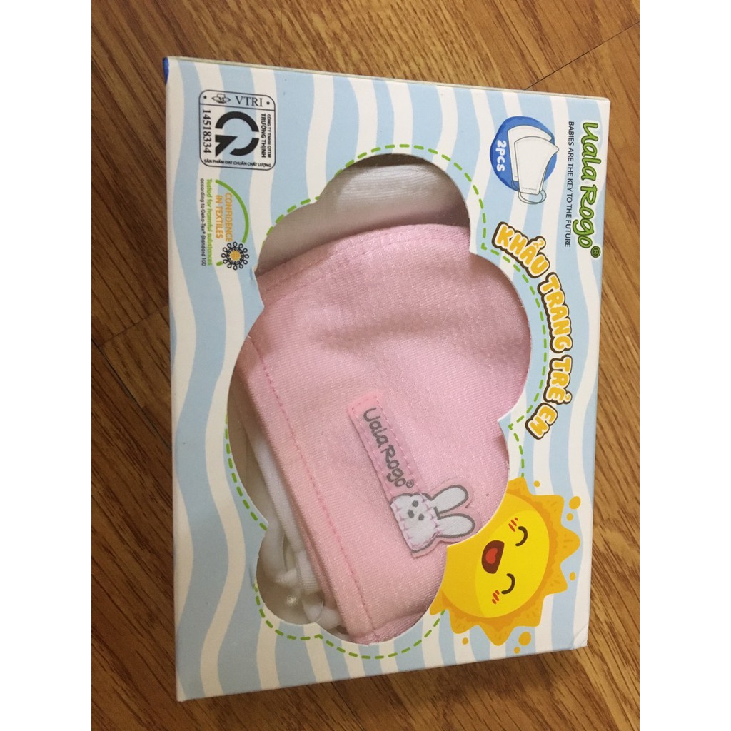 Khẩu trang bu và khẩu trang ualarogo cho bé