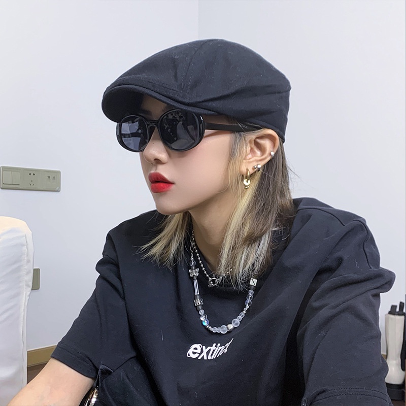 Nón Beret Mũ Nồi Bê Rê Hoạ Sĩ Vải Lanh Linen Nam Nữ Unisex Cá Tính Phong Cách Retro Thời Trang