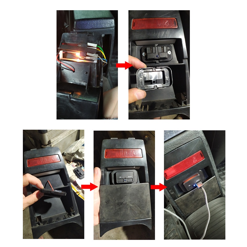 Ổ cắm sạc trên ô tô SEAMETAL PD QC3.0 hai cổng USB 12V-24V cho xe hơi/ xe tải/ RV/ ATV