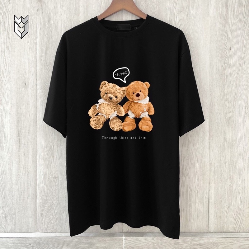 Áo thun đôi nam nữ Gấu, Đã Có Bồ unisex cá tính Trend giá rẻ, cotton 3158 mặc nhóm  Free ship