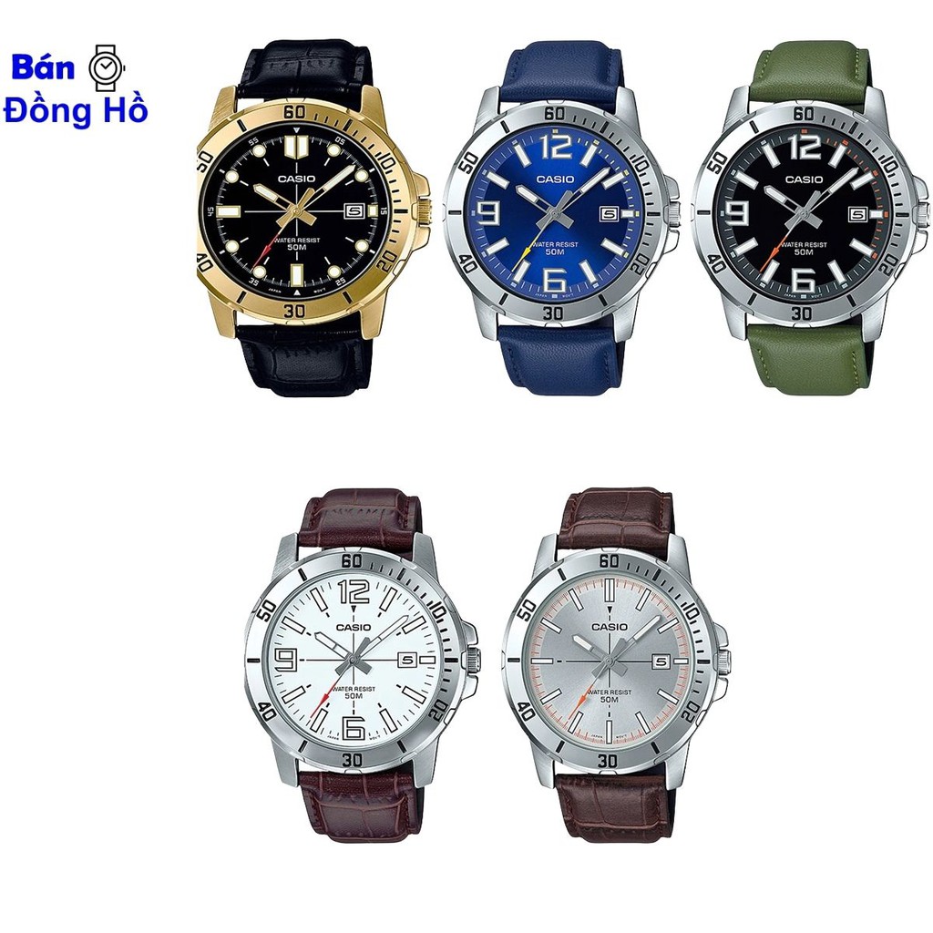 Đồng hồ nam Casio MTP-VD01 MTP-VD01L MTP-VD01GL bảo hành 1 năm chính hãng Anh Khuê d