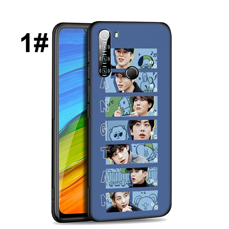 Ốp Lưng Mềm Cho Xiaomi Redmi Note 8t 8 7 6 5 Pro Poco X2 Note5 Note6 Note7 Note8 Sh213 Bts Jk V Rm Jin Suga Jhope Jimin