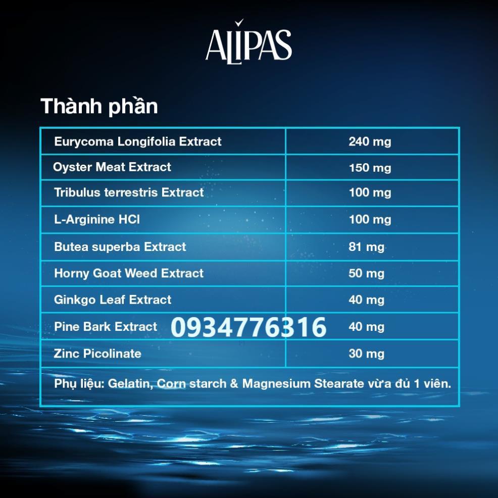Viên uống ALIPAS tăng cường sinh lý nam (30 viên)