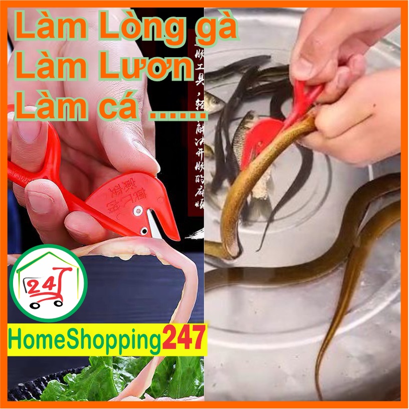Dao Làm Lòng Gà, Lòng Vịt, Làm Lươn cấu tạo an toàn bảo vệ tay, tốc độ siêu nhanh, giá siêu re