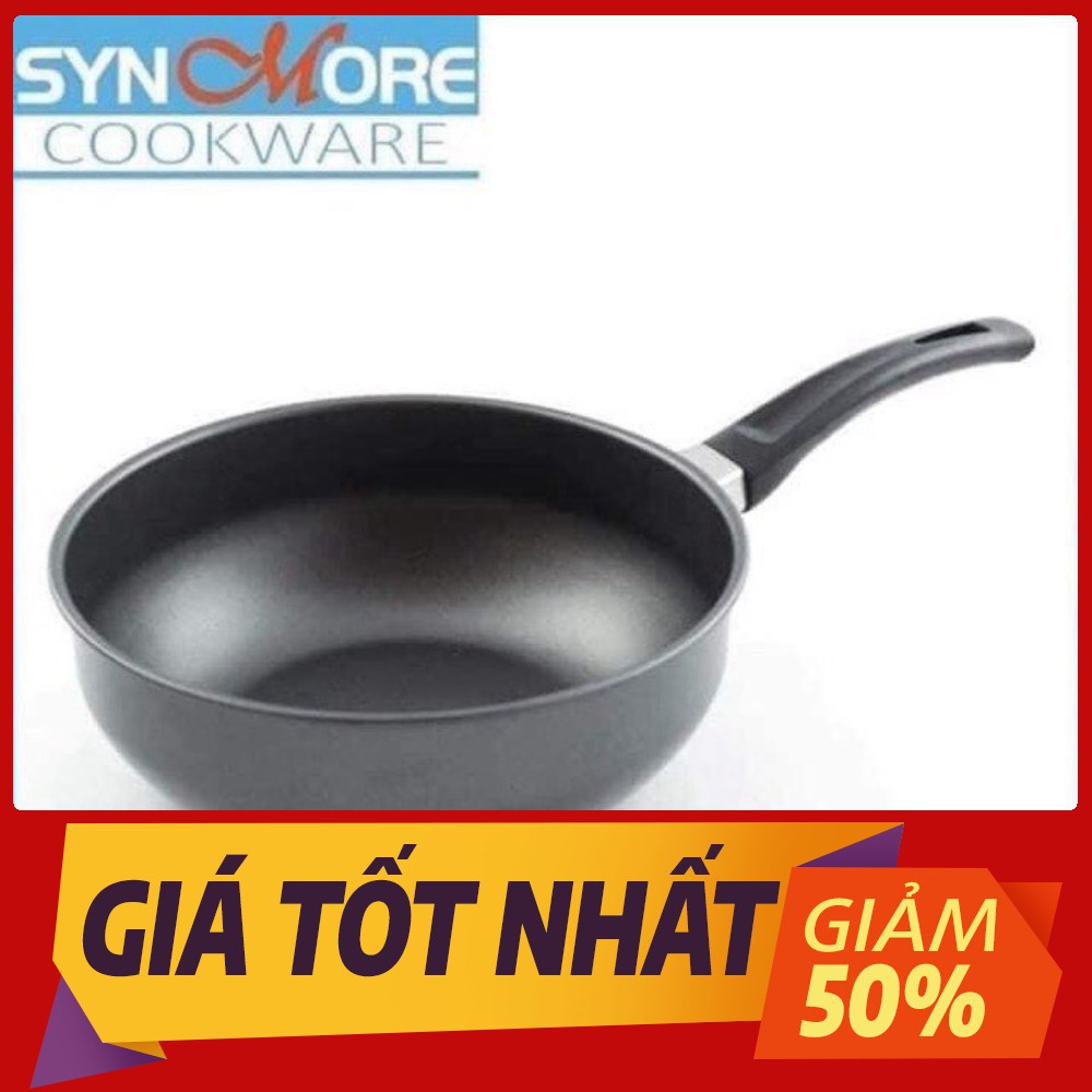 [Sale toàn shop] Chảo đen sâu lòng size 18