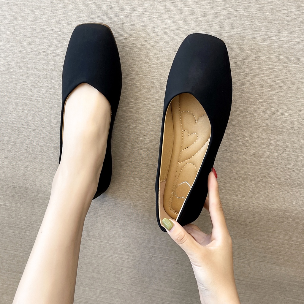 Giày Búp Bê Da Thời Trang Dành Cho Nữ