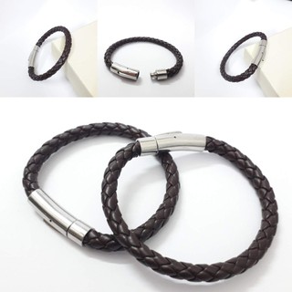 Vòng tay LB014 Titan nam nữ thời trang, lắc tay dây da, phối đồ, làm quà tặng No16  (tặng hộp)