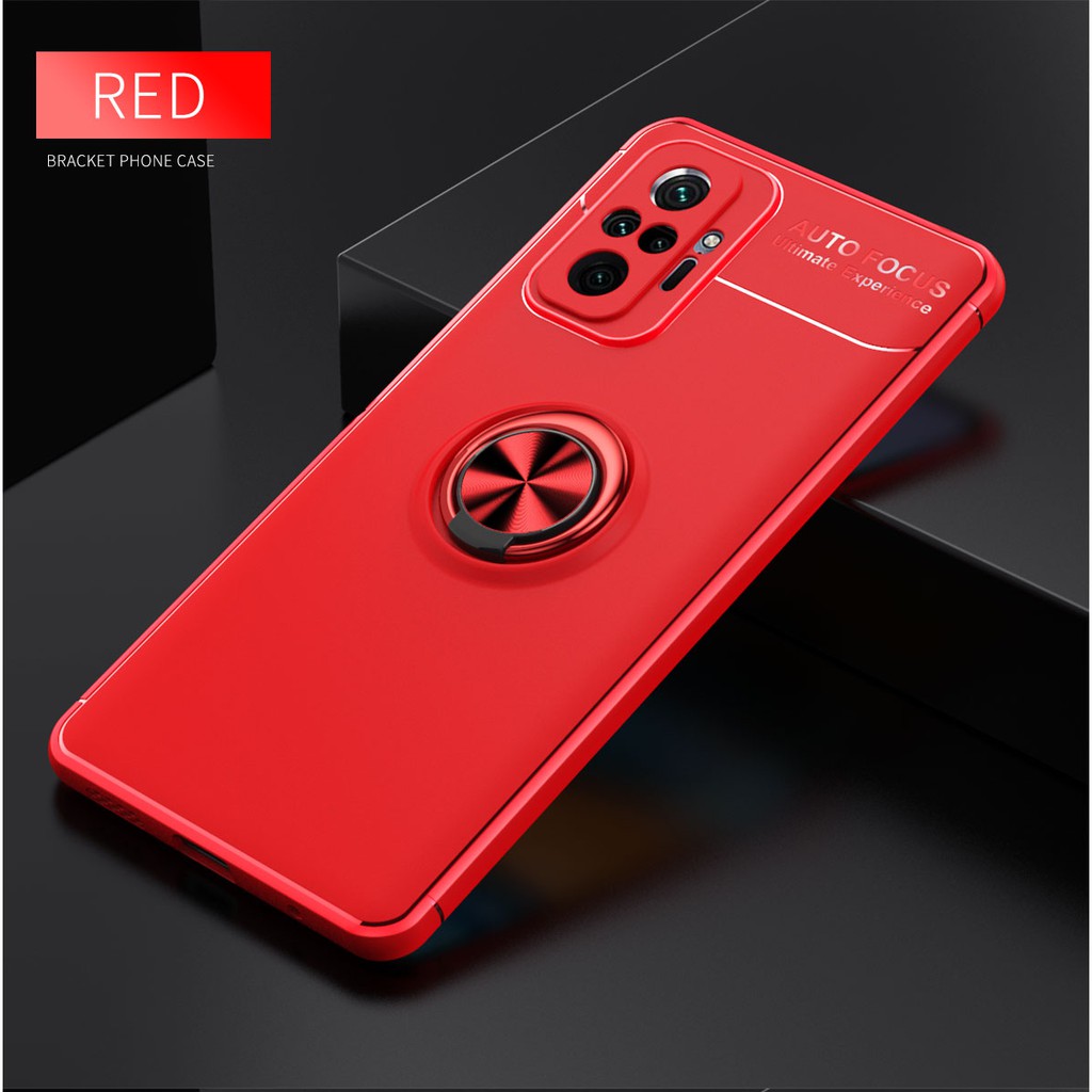 Ốp điện thoại có nhẫn nam châm đỡ điện thoại cho xiaomi redmi note 10 4g 5g 10s note 10 pro max