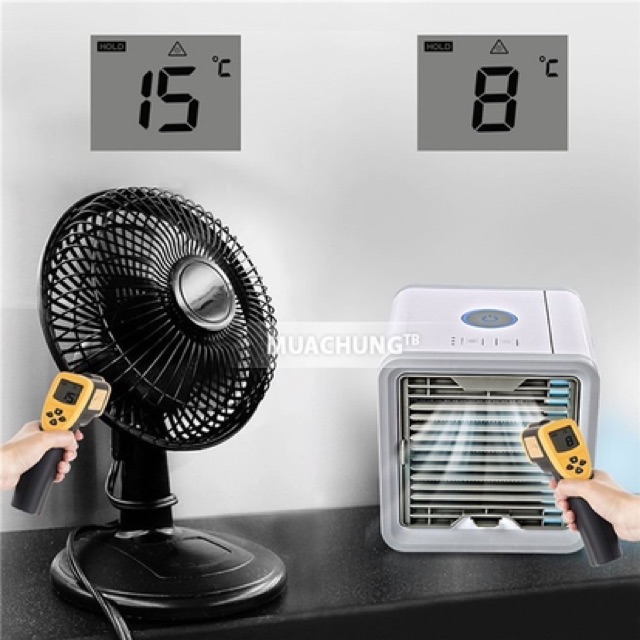 Quạt điều hoà mini chính hãng Arctic Air Cooler, có đèn led 7 màu