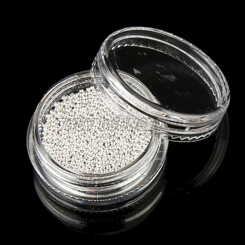 Hũ bi nhỏ tròn đính móng tay 0,8mm