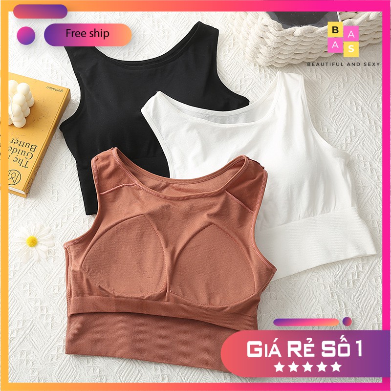 Áo croptop thể thao, áo bra tập Gym, Yoga BAS022