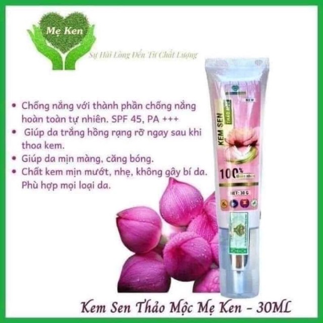 Kem Sen Chống Nắng Thảo Mộc Cty Mẹ Ken