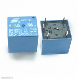 Bộ COMBO 10 Relay 12V 10A 5 chân SONGLE SRD-12VDC-SL-C
