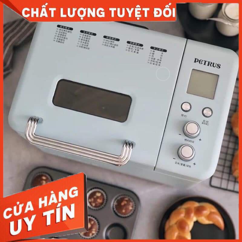 [SẴN  HÀNG] Máy làm bánh mì Petrus 9709 là model mới nhất của thương hiệu Baicui Petrus- Chức năng hẹn giờ, giữ ấm