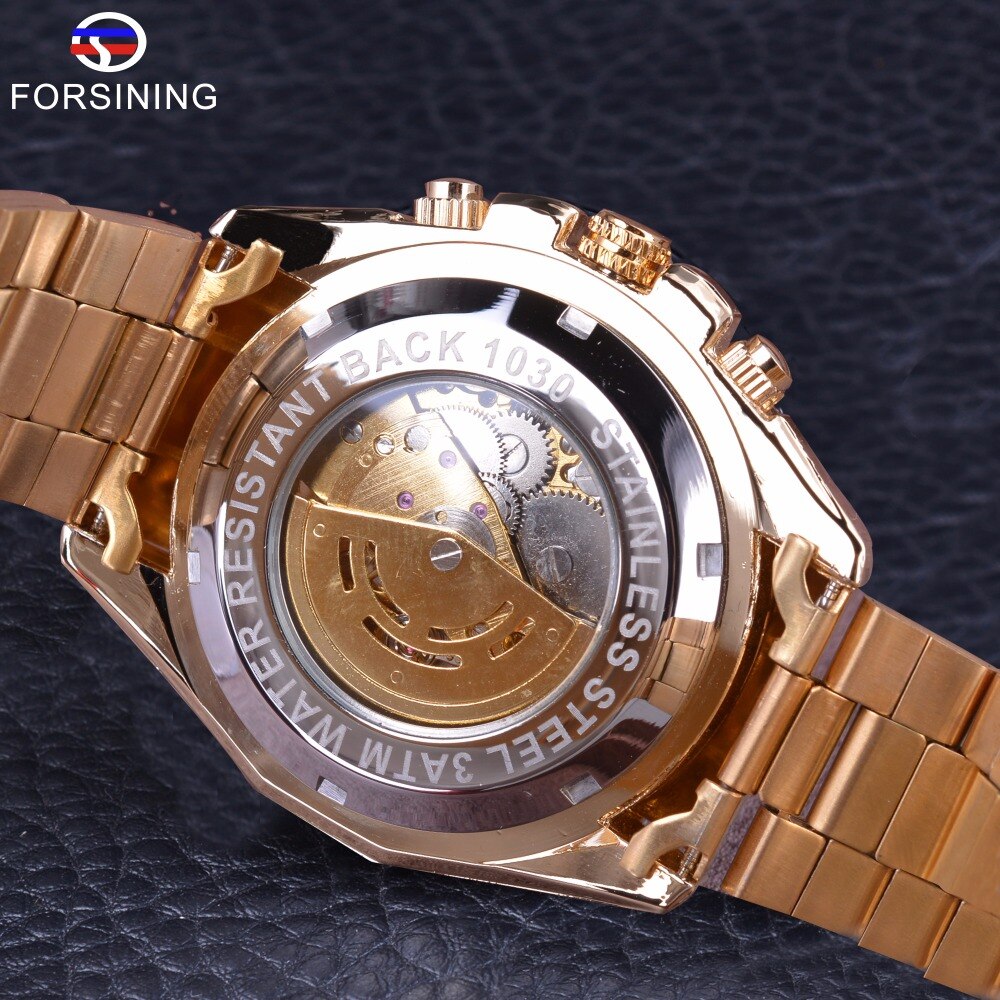 Đồng hồ cơ tự động FORSINING chống thấm nước thời trang dành cho nam