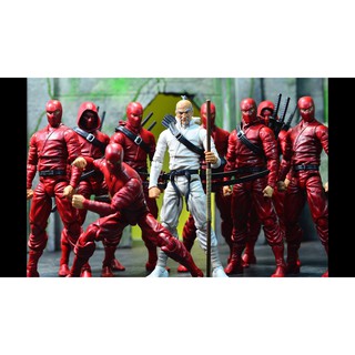 Mô hình Articulated Icons Ninja đỏ Crimson Fury