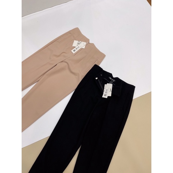 Quần tây đen,kem ống đứng nữ ZR-hàng xuất