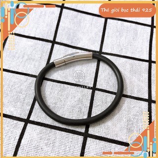 Vòng dây cao su 4mm - Vòng đeo tay cao su cao cấp