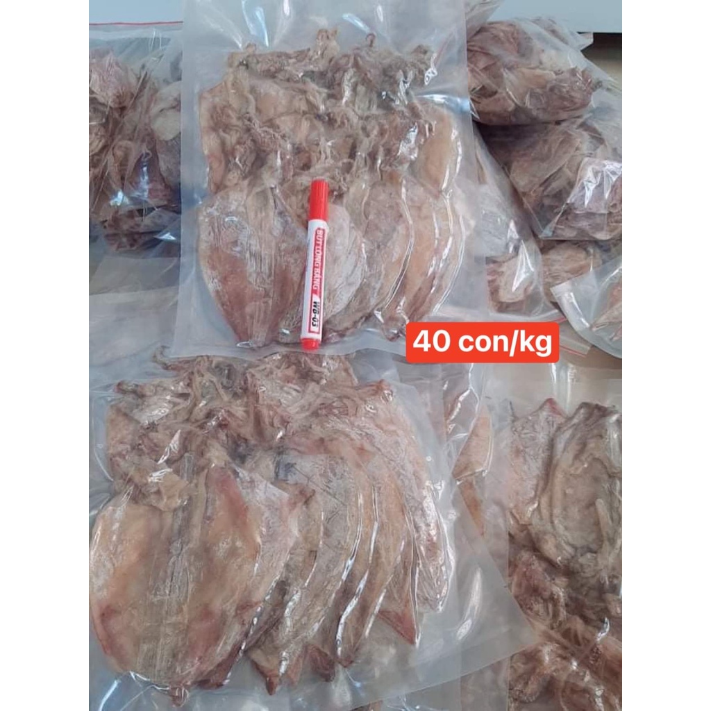 mực khô khách đặt 12-14 con