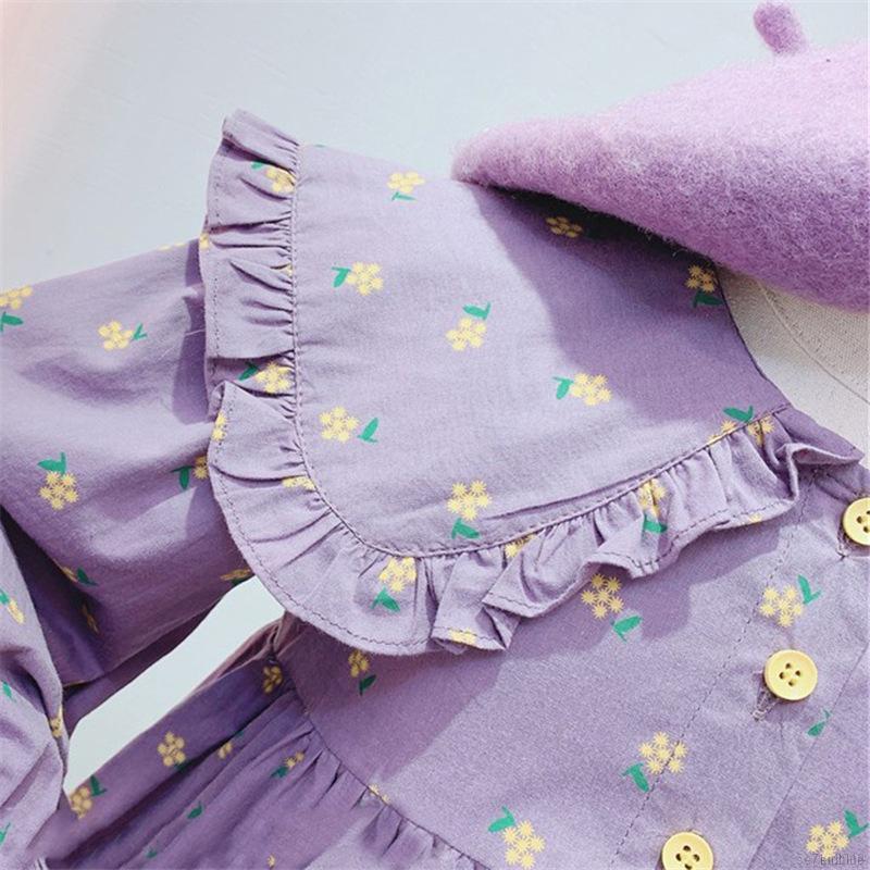 Đầm Công Chúa Dài Tay Hàn Quốc Dành Cho Bé Gái