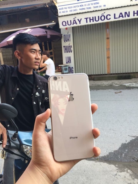 Kính cường lực lưng iphone - Kính lưng giả 8 cực sang trọng -100% kính thật loại tốt cực chắc