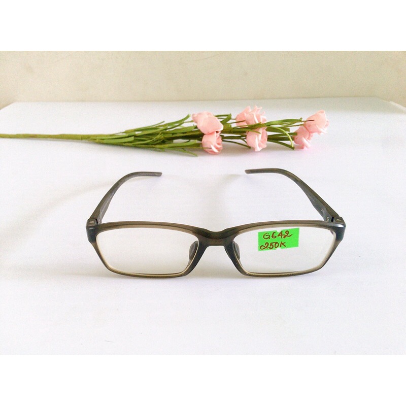 G642: Gọng kính nội địa Nhật thương hiệu Jins , designed in Tokyo, made in China.