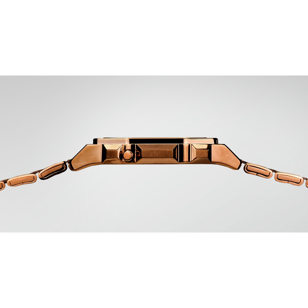 Đồng hồ nam/nữ Casio A1000 / A1000RG-5 dây &amp; vỏ thép không gỉ, chống nước, size 38mm, hàng chính hãng