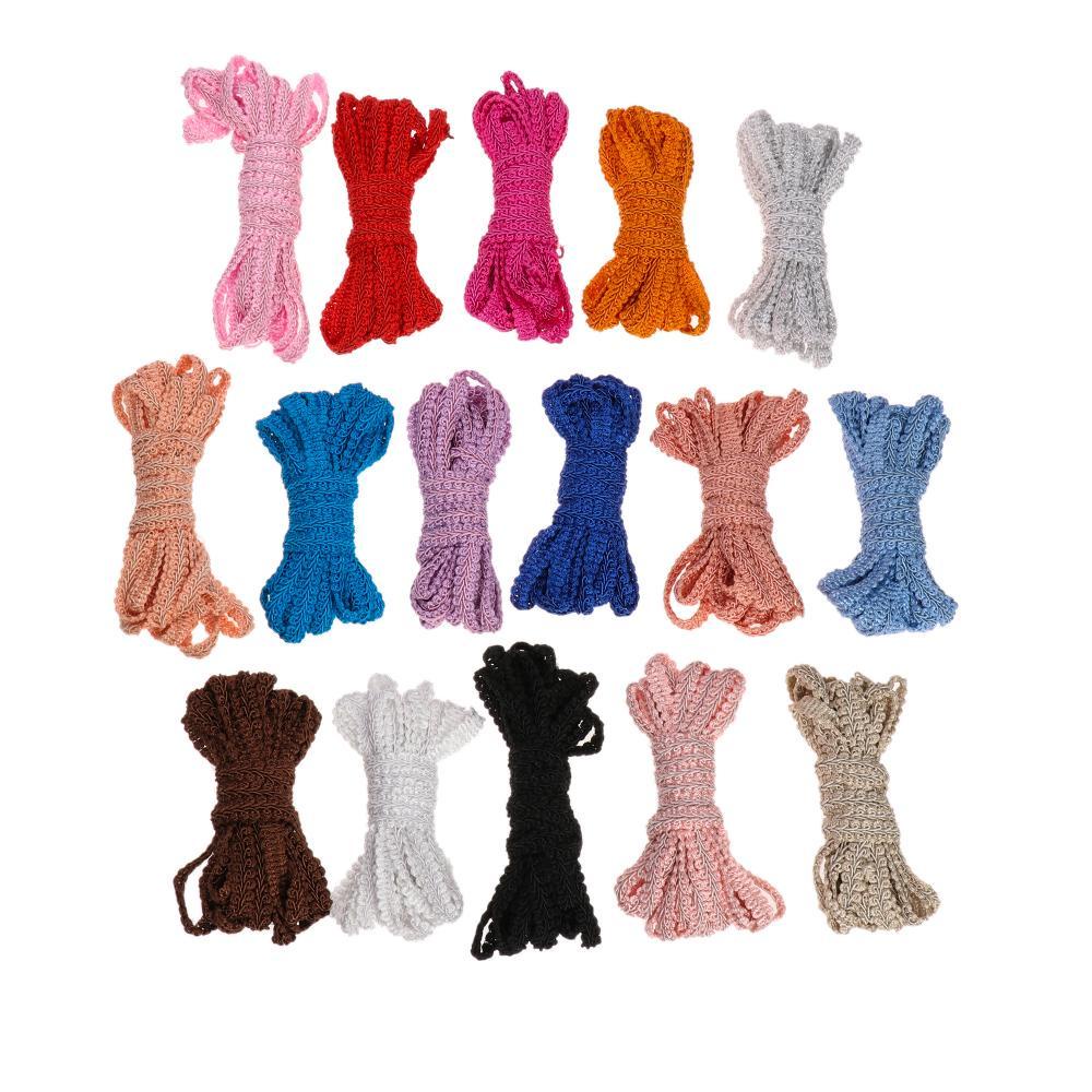 SUYO Cuộn Dây Ruy Băng Ren 5Yard 5Yard Trang Trí Tiệc Cưới