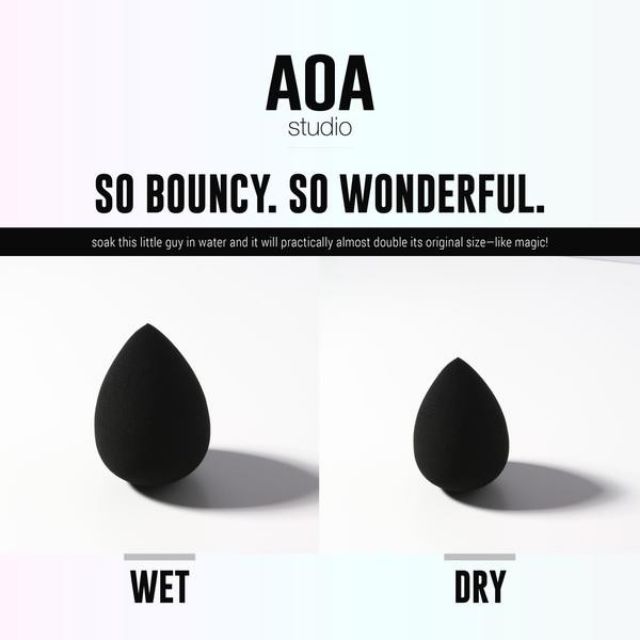 Bông mút tán kem nền Beauty blender AOA có bill