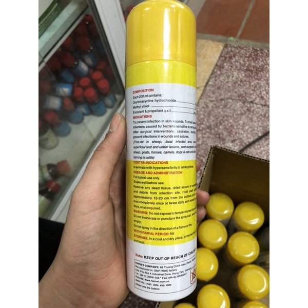 DERMA AEROSOL- dành cho chó,mèo, trâu,bò, lợn, ngựa,... chai xịt 200ml