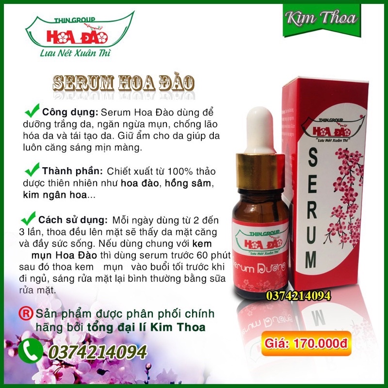 Serum Hoa Đào