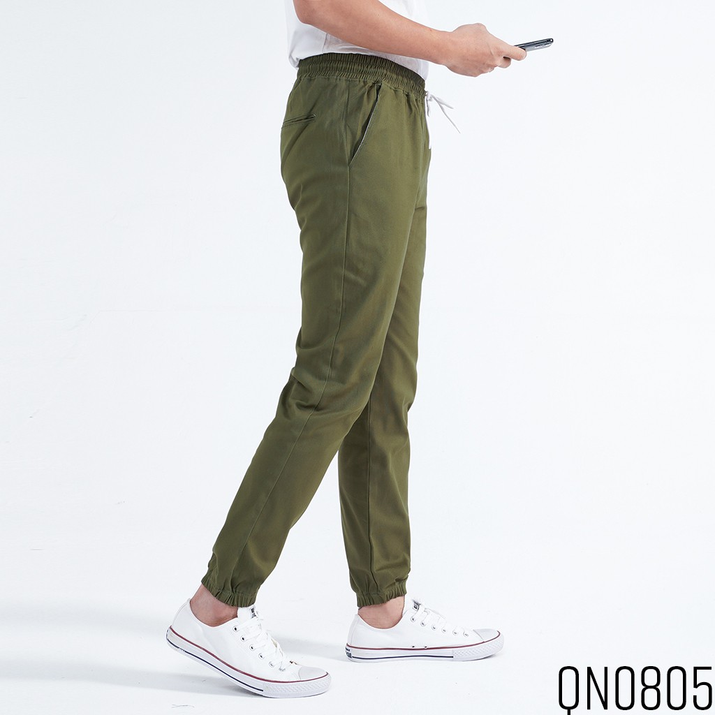 Quần Jogger Kaki Nam ROUGH Outfit Basic Trẻ Trung, Kaki Dày Dặn, Co Giãn, Cao Cấp