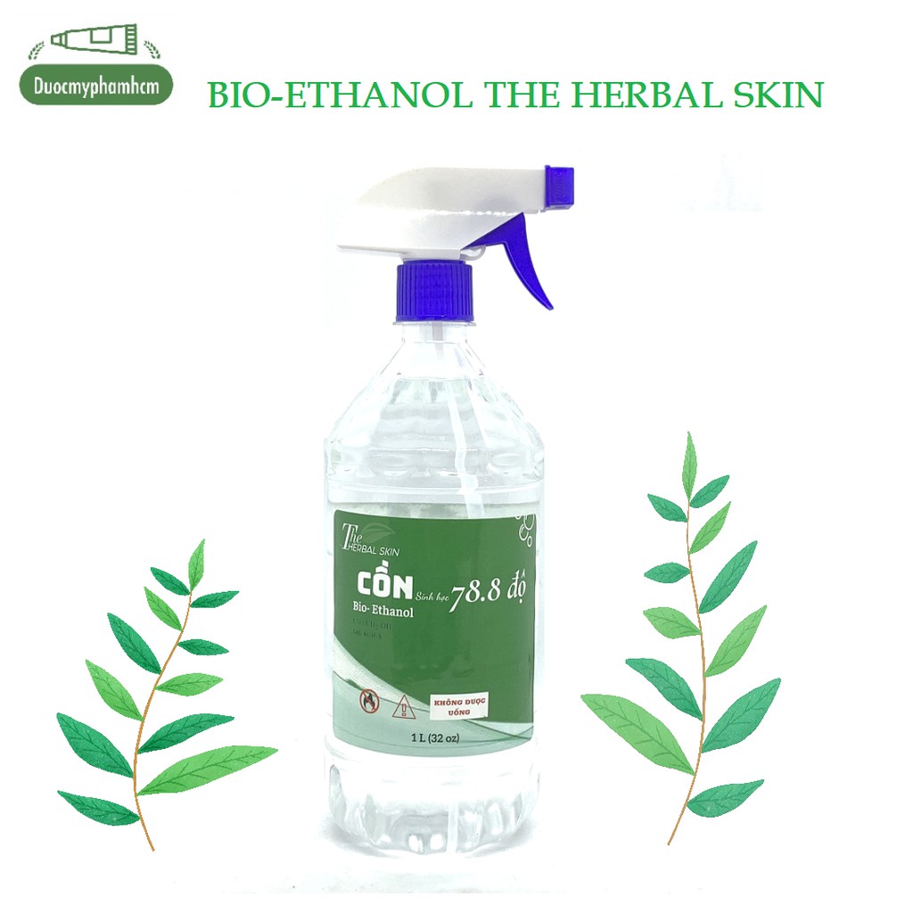 Cồn sinh học sát khuẩn organic The Herbal Skin 1000ml có vòi
