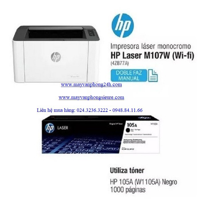 Máy in HP LaserJet Pro M107w