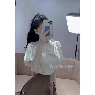Sơ Mi Lụa Áo Lụa Trơn Công Sở