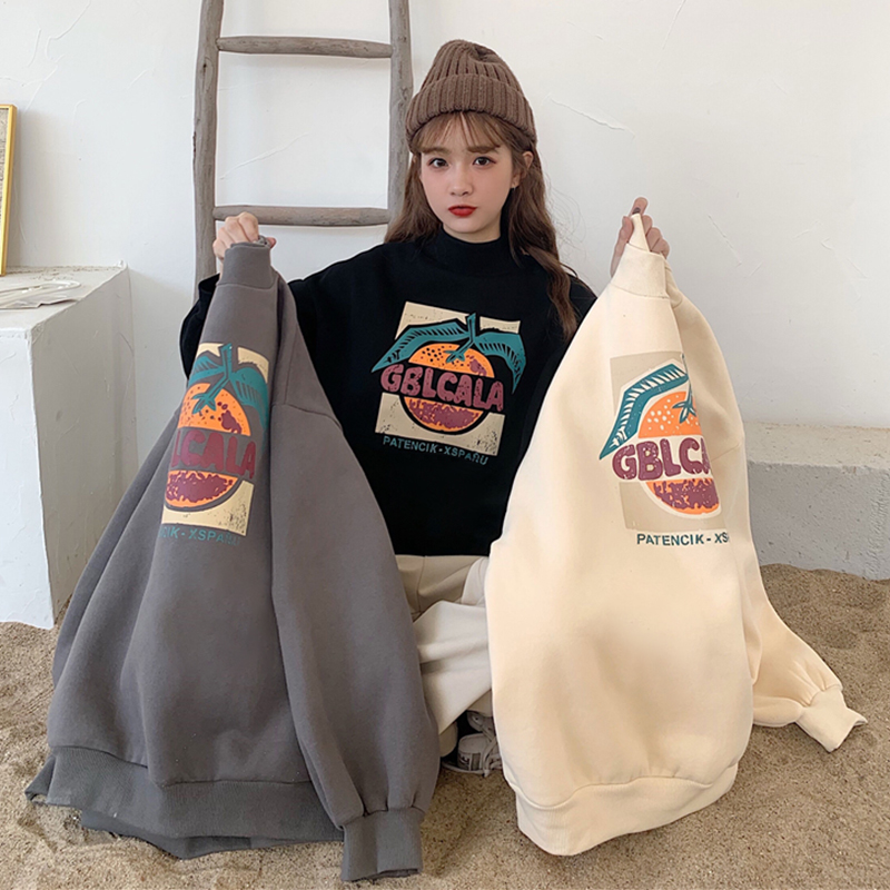 Áo sweater thời trang phong cách Hàn Quốc họa tiết bí ngô đáng yêu cho nữ | BigBuy360 - bigbuy360.vn