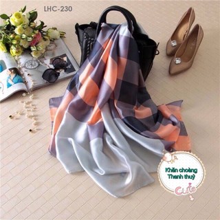 Lụa - Khăn lụa hoa văn cao cấp